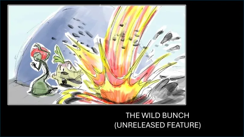 The Wild Bunch storyboards
